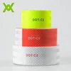 RT01 Lime Green Honeycomb Ece 104R 00821 Arrow Custom Printed PVC Clear Dot Checkered Retro Reflective tape