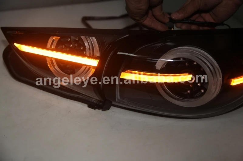 LED rear light For MAZDA 3 Axela Hatchback LED Strip Tail Lamp 2015 Clear cover TW