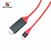 Paper box packing 4K resolution USB C to HDTV Cable Type-C to HD adapter for Galaxy S8 S9 Note9