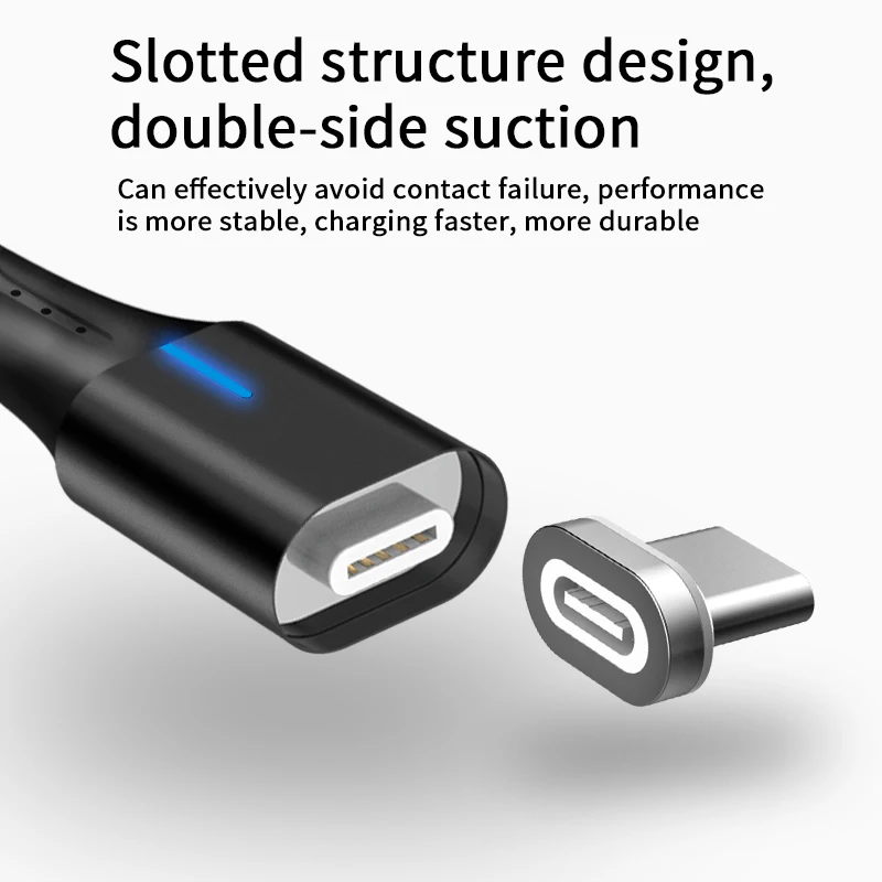 2019 wholesale cell phone accessories magnetic usb cable micro cable on-stock fast charging phone adapter ios/usb c data cable