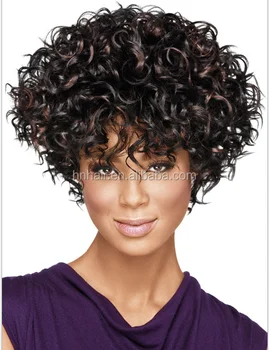 Sexy Short Curly Deep Wave Brown Ladies Synthetic Hair Wigs Buy Japanese Hair Wigs Grey Curly Hair Wigs Yak Hair Wigs Product On Alibaba Com