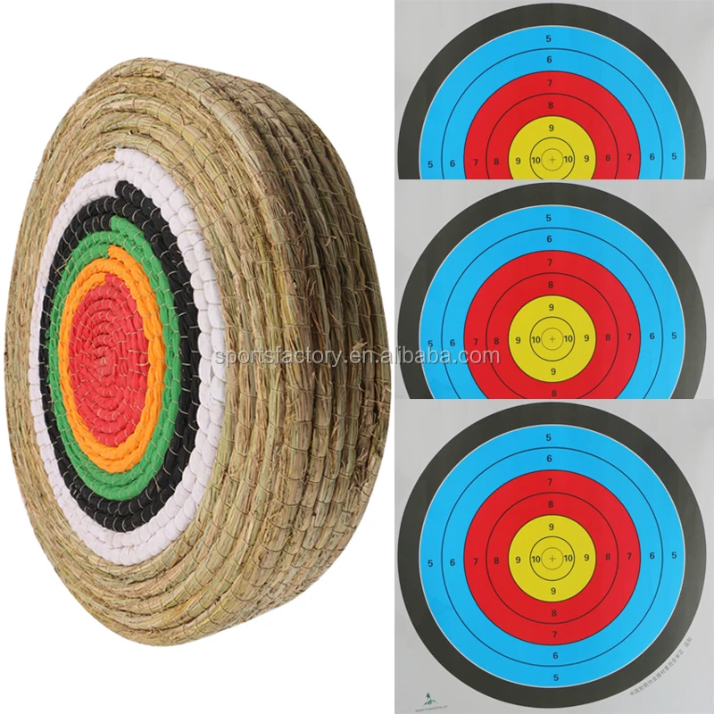 Archery Shooting Straw/grass Target Diameter 60cm With Shooting Target
