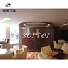 Luxury Cascade Coil Metal Drapery for Ceiling Decoration