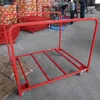 four wheel platform carpet deck drywall panel cart
