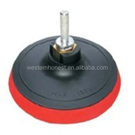 4" 100mm Rubber Plastic Grinder Sanding Disc Backing Pad For Hex Shank