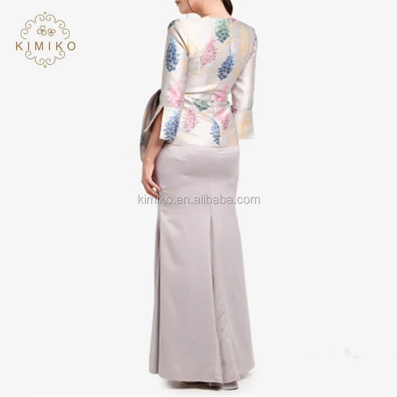 Modern Fashion Digital Print Long Tiered Blouse  Baju  