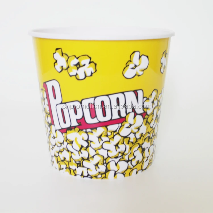 Multiple Sizes Take Out Disposable Plastic Popcorn Bucket Popcorn Cup