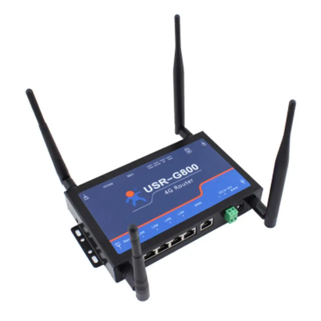 MingChuan Industrial 4G Wireless LTE Router RS232 to 4G Network Data Transpartent Transimissionwith SIM Card Slot