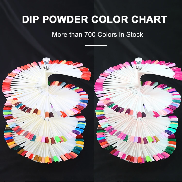 Dip Powder Color Chart