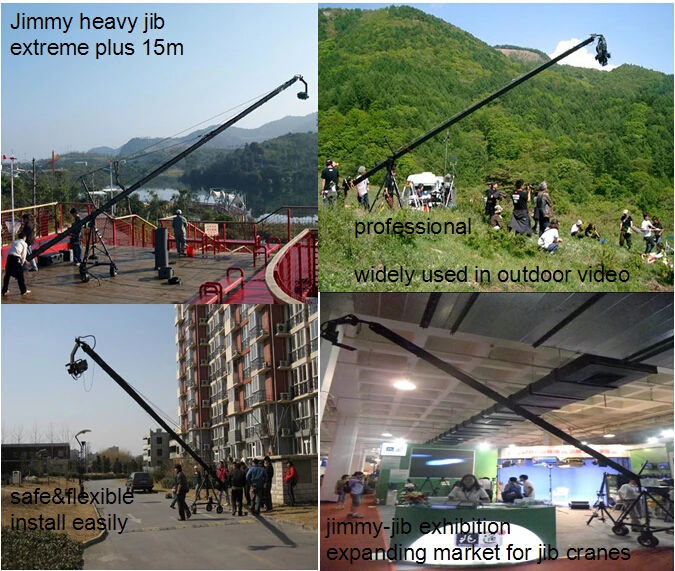 Factory Price Camera Crane Brand Jimmy Jib Hot Selling 10m/12m/15m