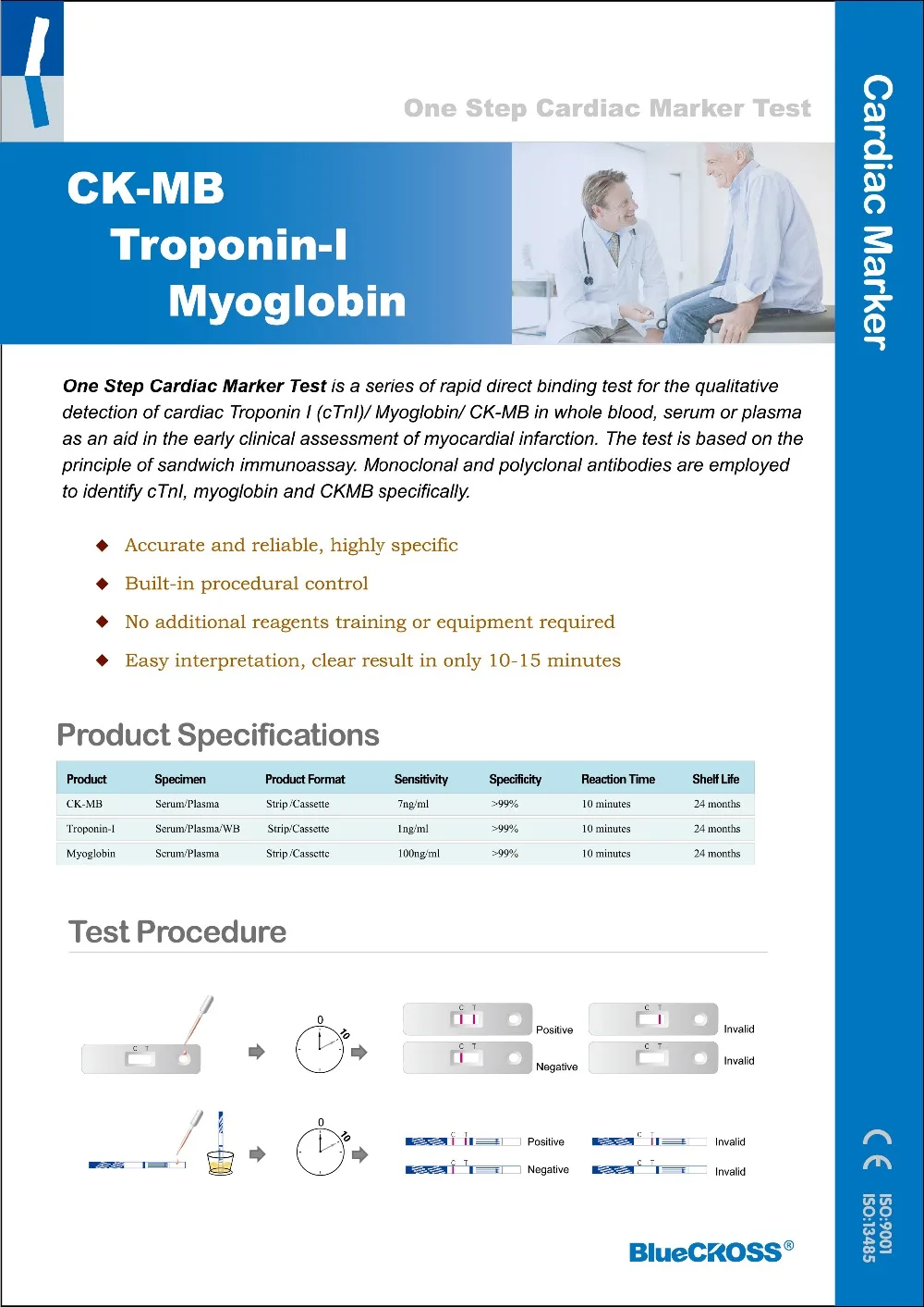 High Performance Test Kit Rapid Ck-mb Test Kits Screening For Ami - Buy Sns-Brigh10