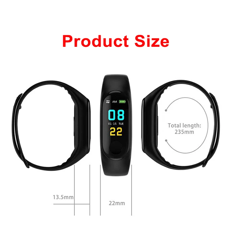 hot sale m3 smart band for fitness tracker sport smart bracelet m3 health watch M2