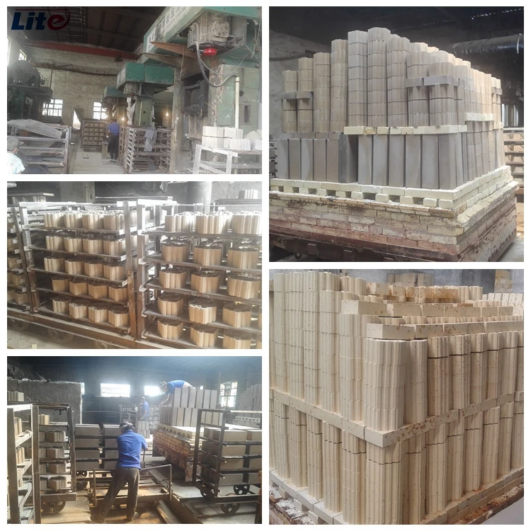 Fire Resistant Low Creep Straight Size Refractory Silica Wall Brick For Hot Blast Stove and Coke Oven