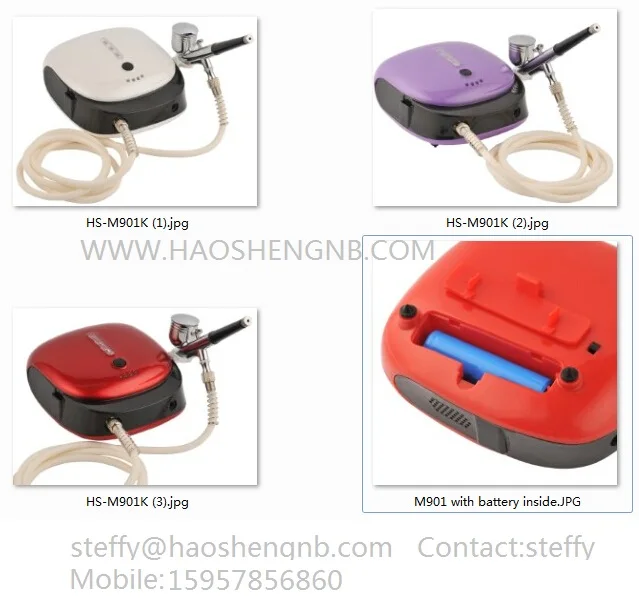 China mini airbrush makeup oxygen skin care compressor cosmetic machine HS-M901
