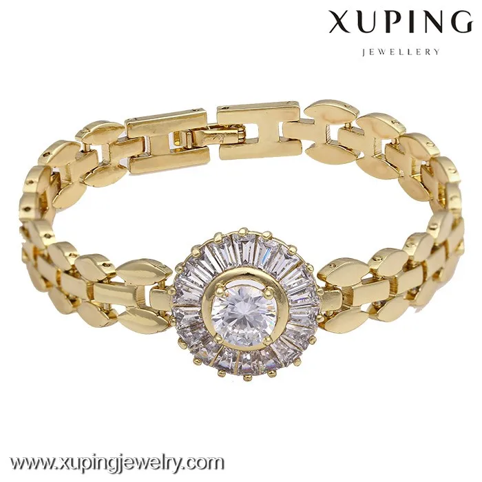 73603 xuping vietnam 14 k or plaqué cuivre or modèle bracelet, vietnam or bijoux