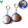 Cheapest Plastic Round Shape Led Key chains Flashlight, Key chains Light, Key rings Light