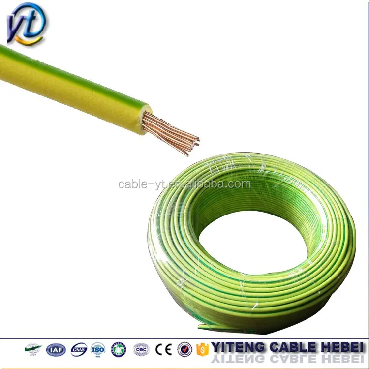 10mm Green And yellow earth bonding cable per meter Earth Bonding brand new