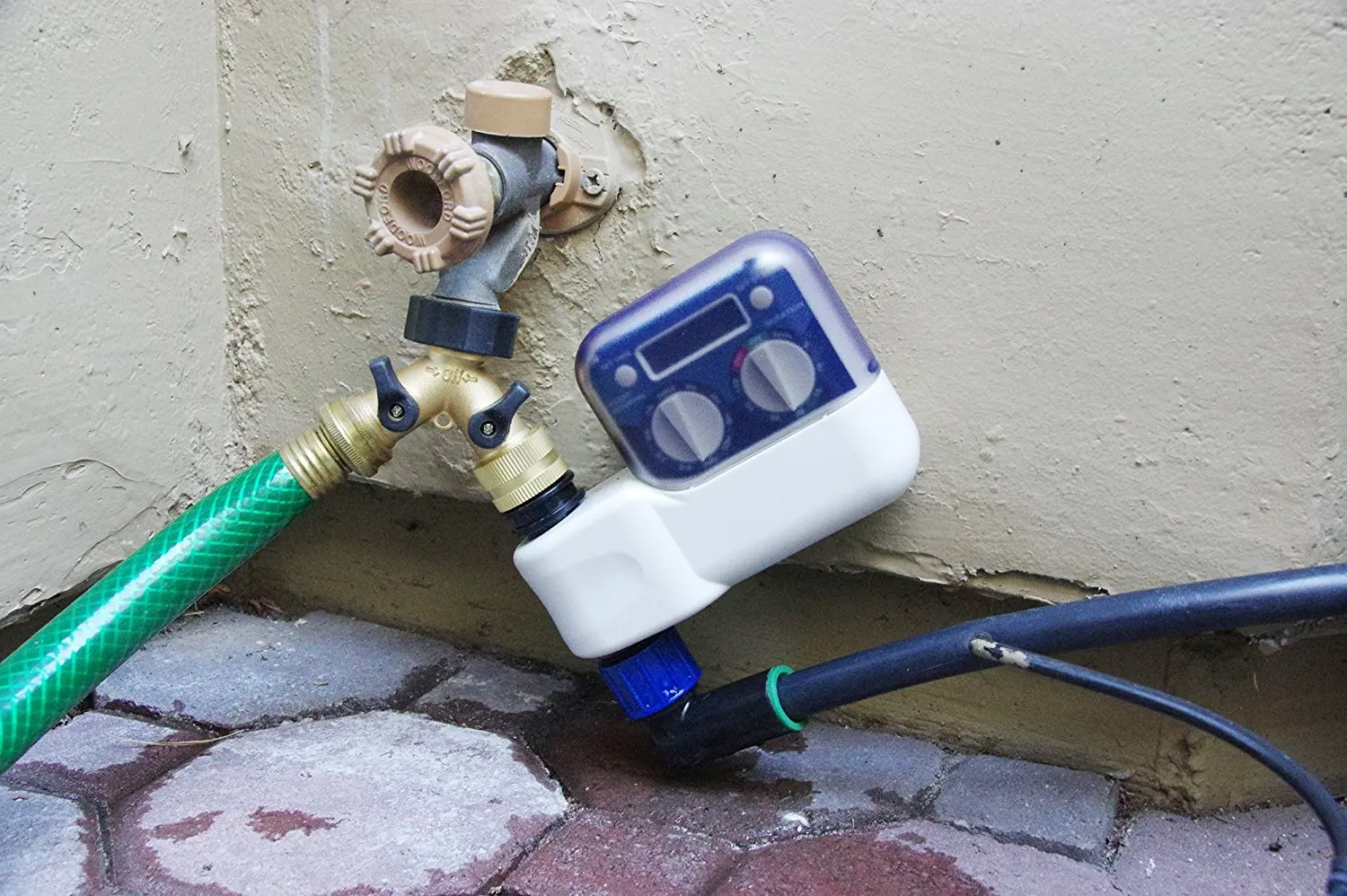 Brass Garden Water Hose Y 2 way splitter