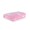 China super soft custom polyester printed plush flannel fleece throw pet dog printed blanket