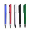 Top quality stylo bille twist en plastique multicolor promotional gift twist plastic ballpoint pen with custom logo