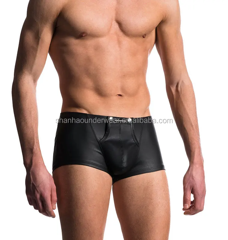 Boxer En Cuir Moulant Pour Hommes Sous Vetement Sexy Sculpture Du Corps Buy Cuir Boxer Sexy Sous Vetements Serres Modelage Du Corps Calecon Product On Alibaba Com