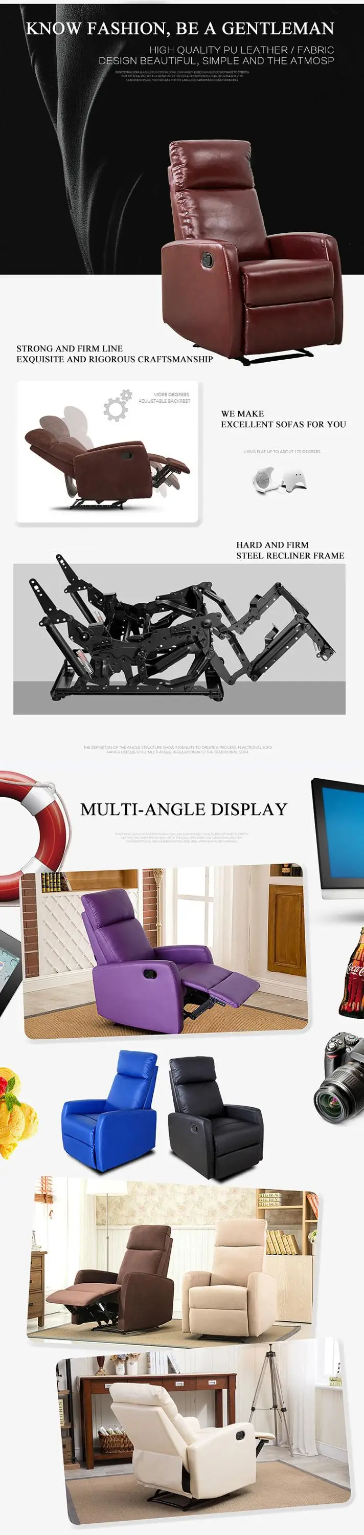 recliner living sofa