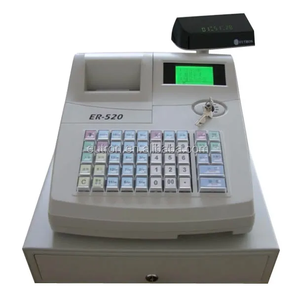 Asia Hot Selling 50 Keys 8 Department Cash Register With Cash Drawer