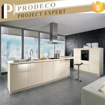 Gloss Tinggi Kabinet Dapur Modern Desain Dengan Warna Cream Gloss Tinggi Kabinet Dapur Modern Desain Dengan Warna Cream Digunakan Lemari Craigslist