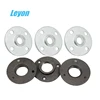 Different colors malleable iron pipe fitting materials epoxy painting socket flange elbow and tee connector for furniture