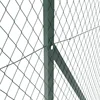 chian link fence with powder coated end angle iron post