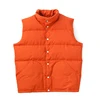 New quilted reversible winter sleeveless coat fashion puffy mens vest