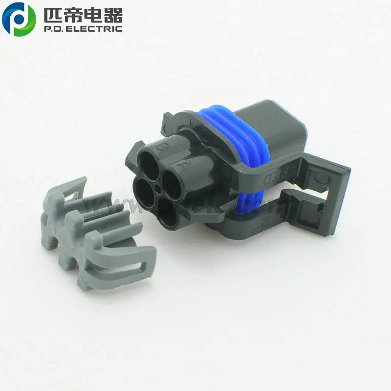 12160482 Delphi 4 Way Black Metripack 150 Sealed Female Wiring Harness