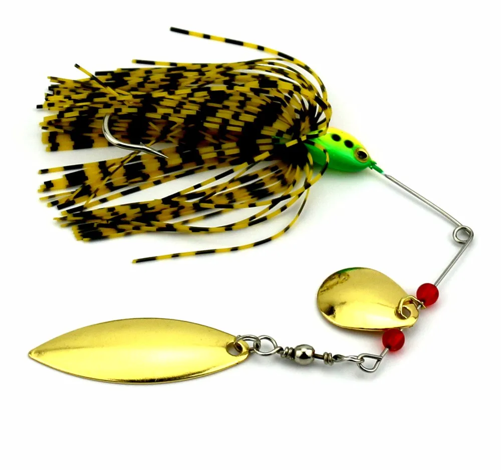 Jig Head Blade Fishing Lure Silicone Skirt Spinner Buy Jig Head Blade