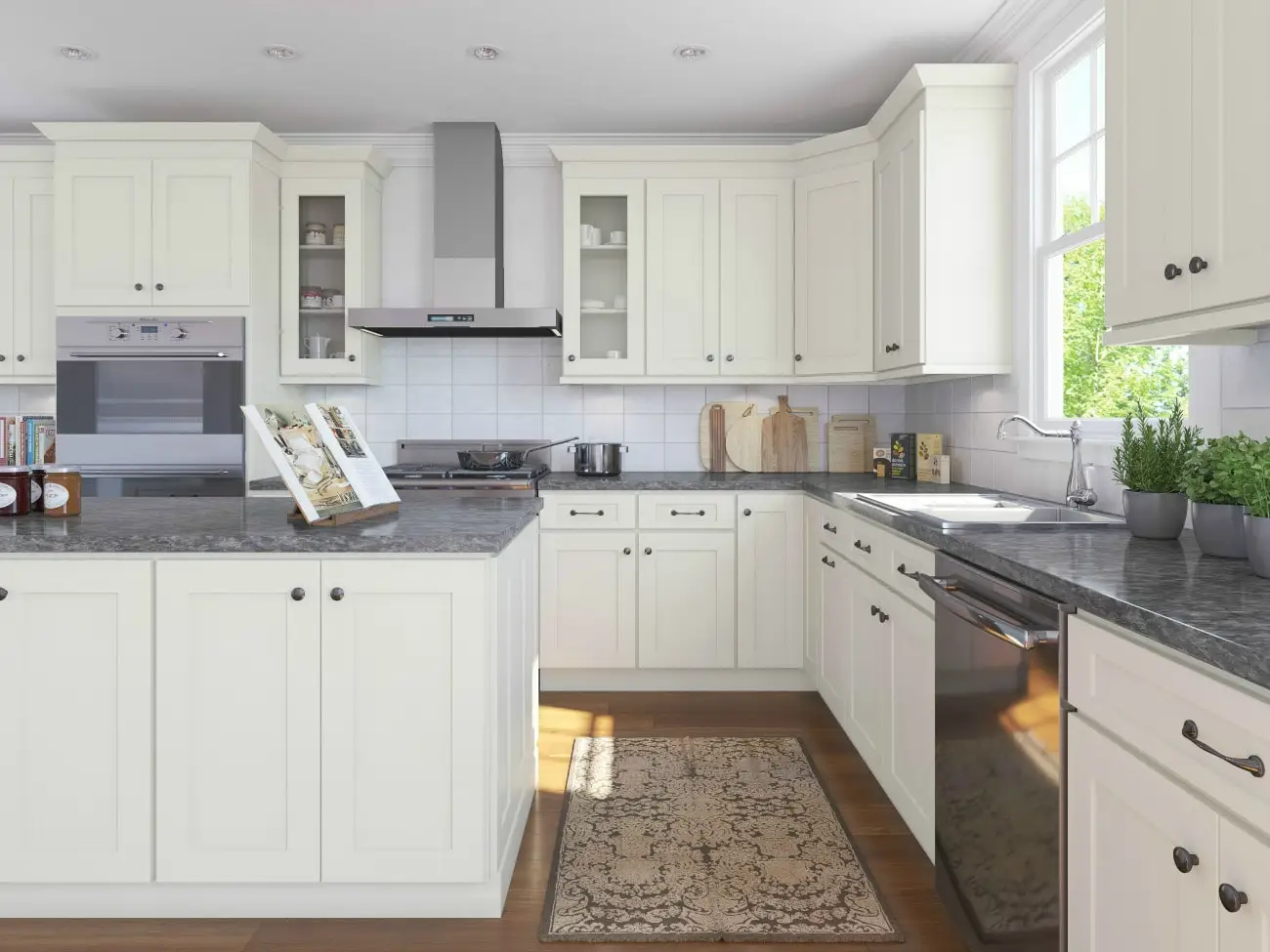 2020 High Quality Modern Style Wpc Kitchen Storage Cabinet