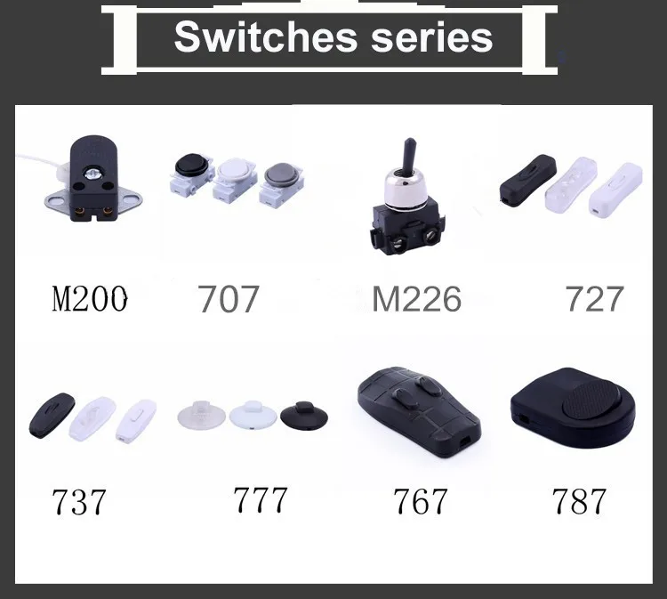 Safety Inline Switch Micro Rocker Switch 2 Position On Off Lamp Switch ...