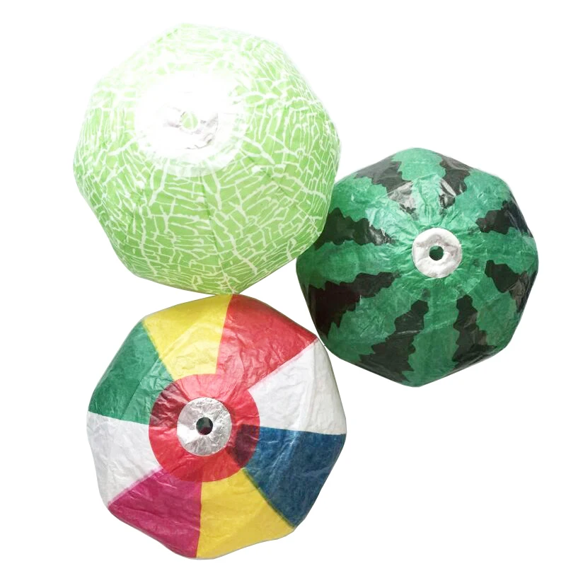 手工纸球日本吹纸气球