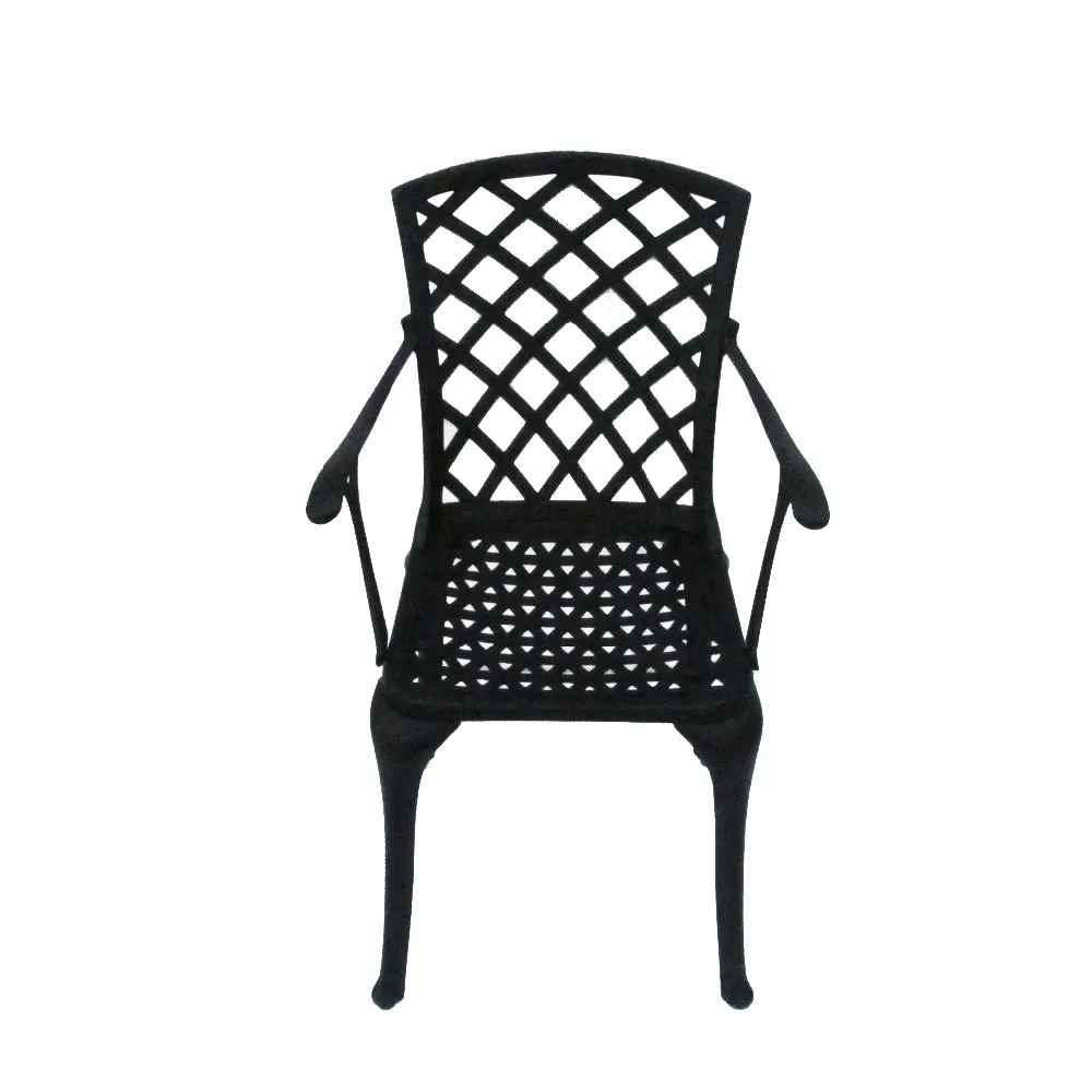 White Antique Heb Wrought Iron Outdoor Garden Chair Patio Furniture Set