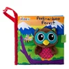 Jollybaby owl soft cloth story book for intelligence development