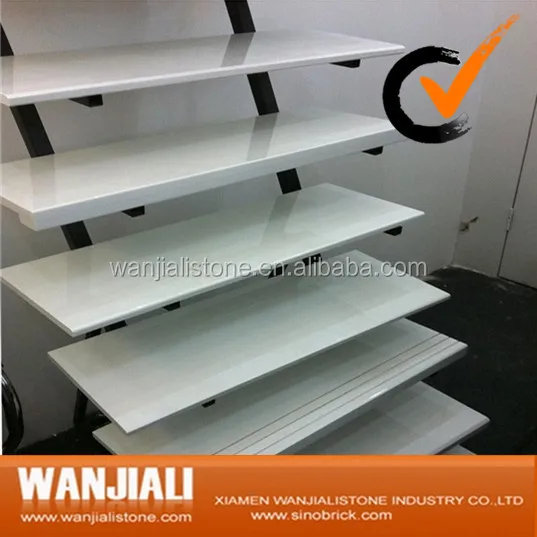 WJL049--Marble crystal-white-marble-stairs-steps