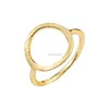 Wholesale Geometric Open Circle Line Midi Finger Men's Ring Women Friendship Rose Gold Silver Plated Accessories