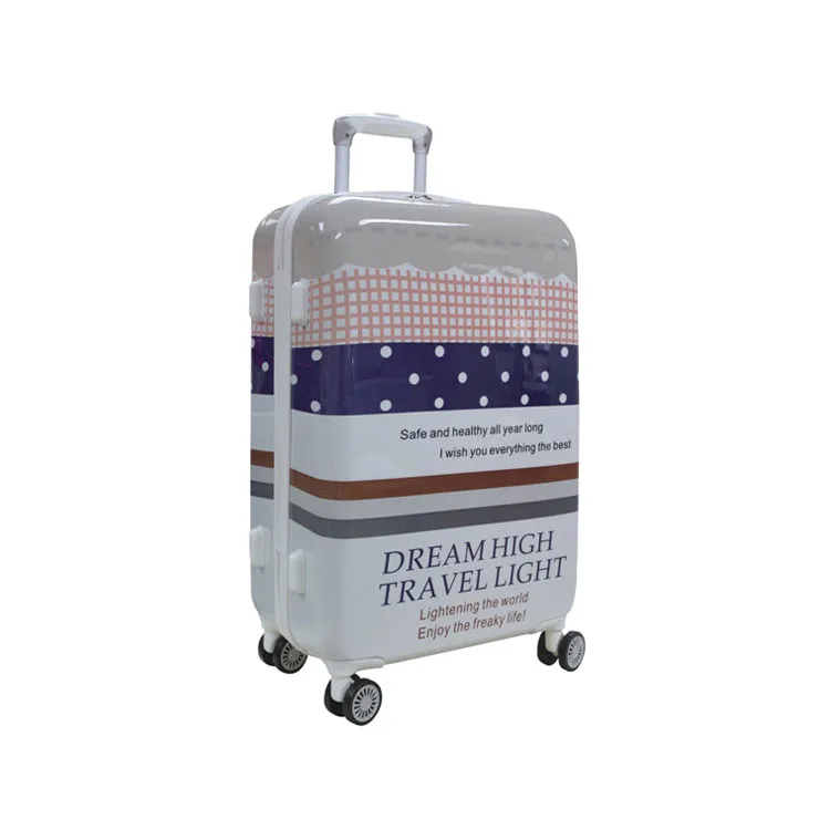 Colorful Bright Color 20 24 28 Inches Travel Trolley Hardside Suitcase