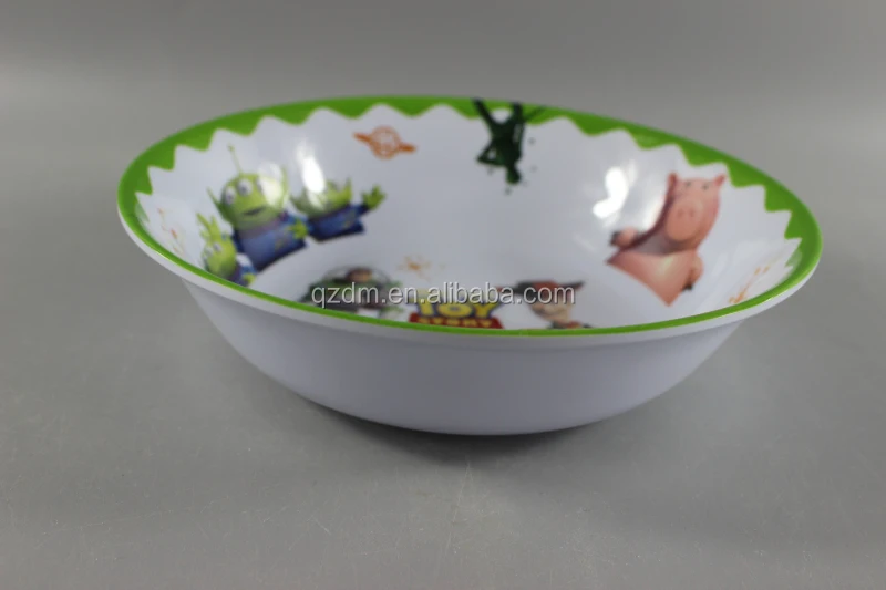 Custom made LOGO plastic kids bowl foodgarde