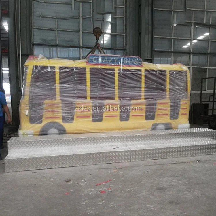 Theme park kids amusement Crazy Bus Rides