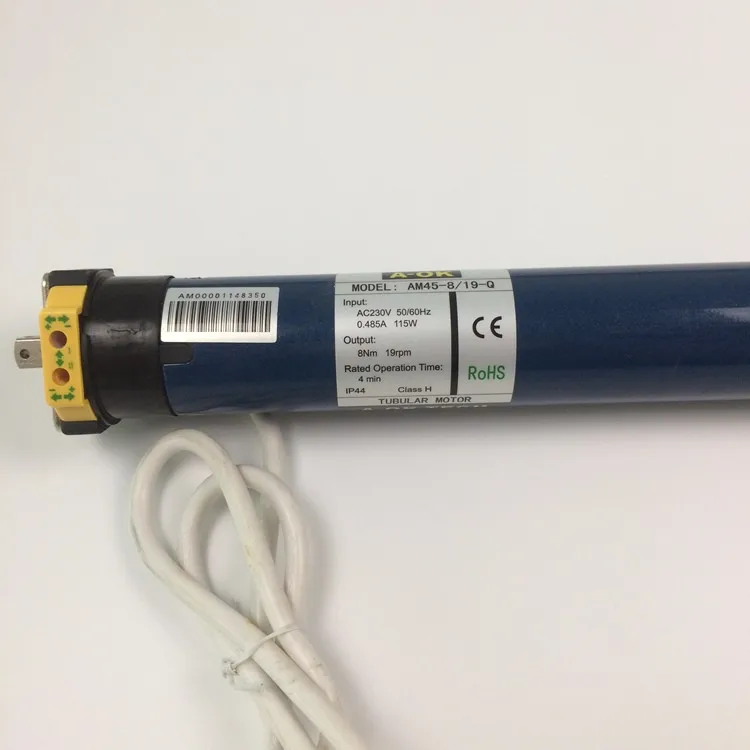 Somfy Motorized Windy Protect Side Track Zipper Fabric Roller Blinds