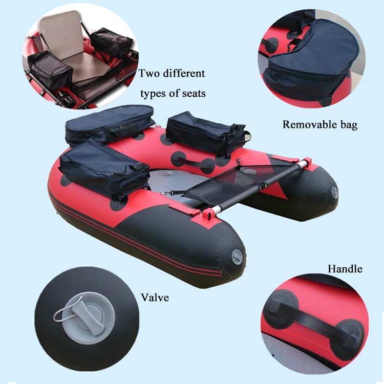 1 person single fishing boat float tube inflatable belly boat inflatable  boat - AliExpress
