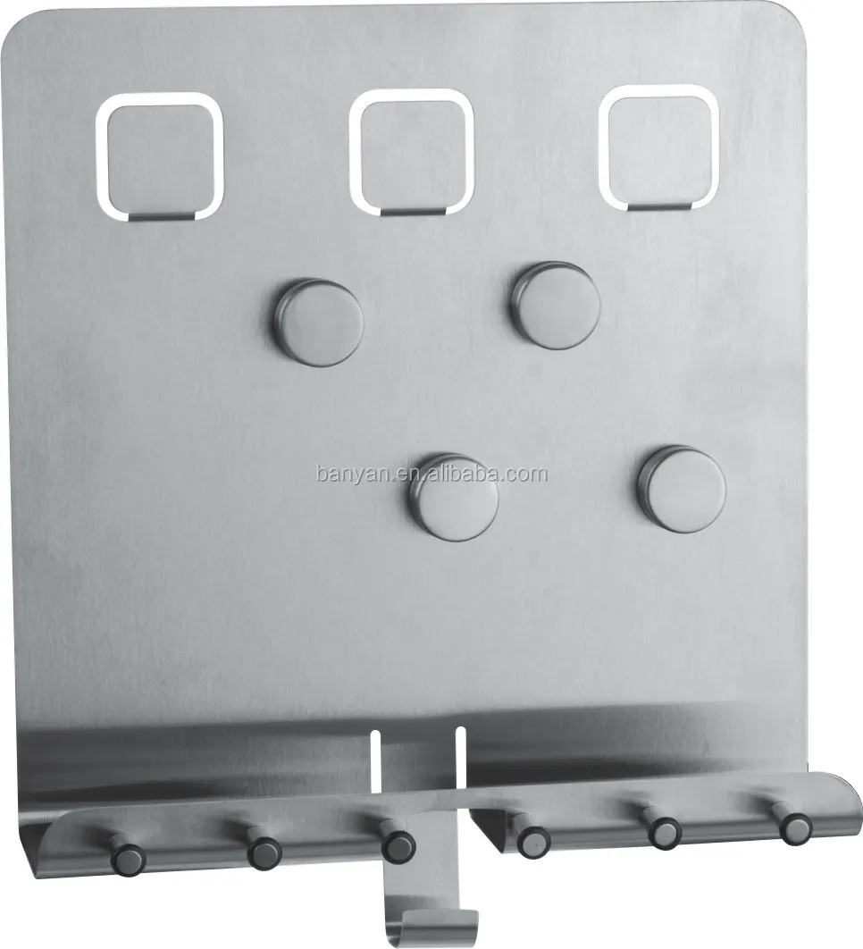 Metal Message Board Wall Mounted Stainless Steel Bulletin