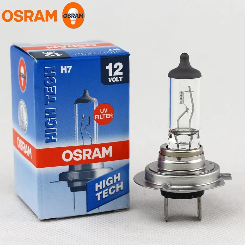 Osram Halogen Car Headlight Bulb High Tech Long Life H7 12v 55w Px26d