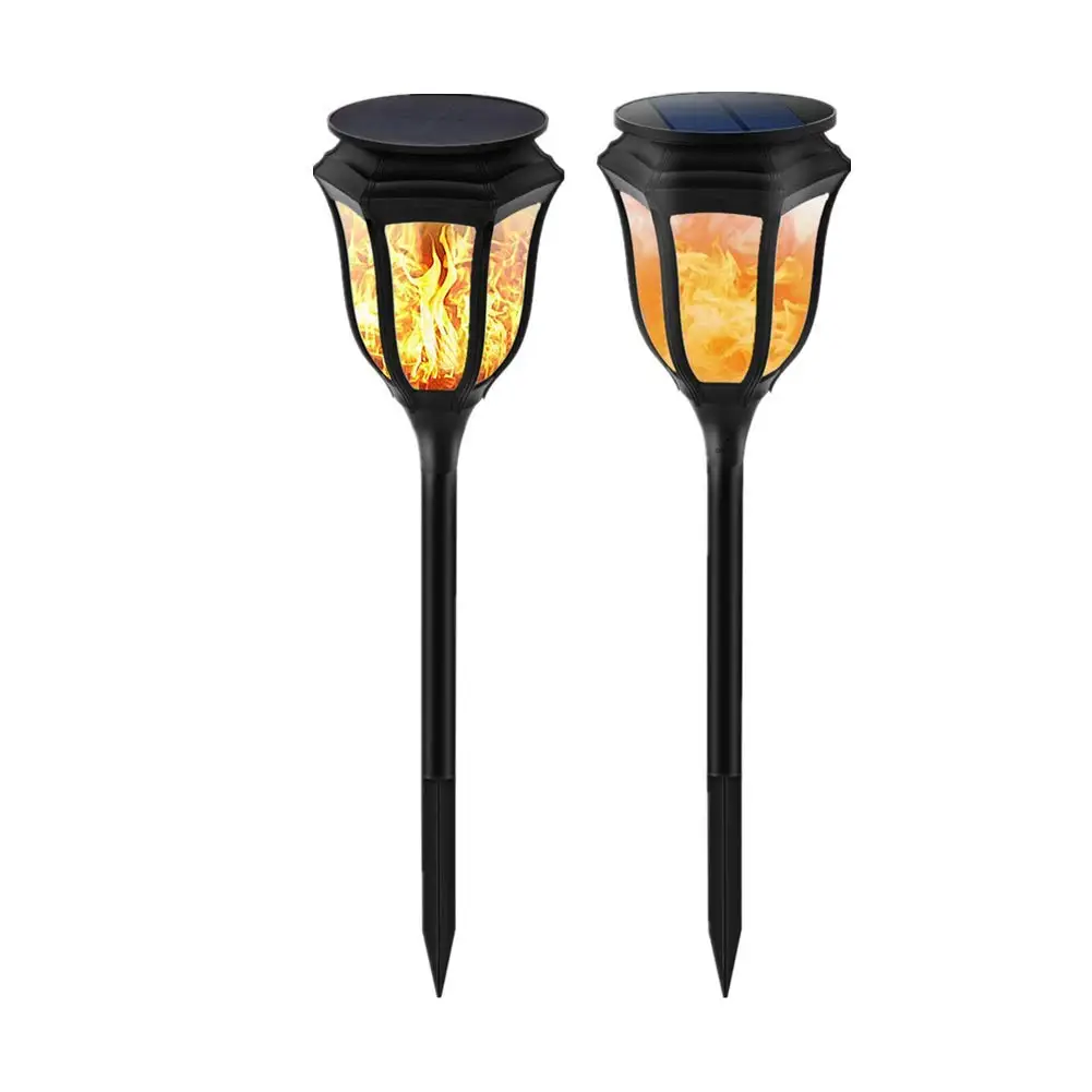 Buy TRSCIND Solar Flame Lights, 96LED Solar Garden Torch ...