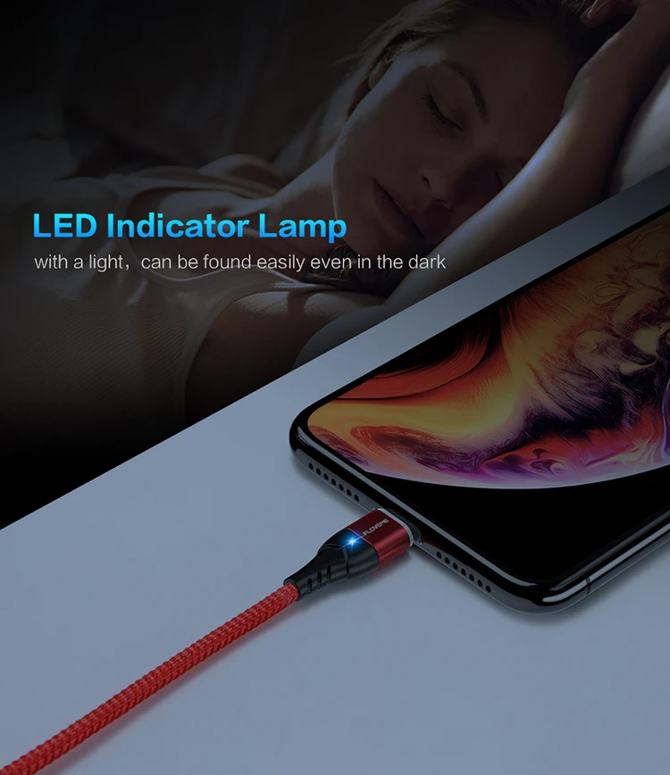 FLOVEME High Quality Magnetic Connector Usb Cable For iPhone 3A Fast Charging Usb Data Cable For iPhone Charger - ANKUX.COM