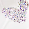 Crystal AB Flat Back Non Hot Fix Rhinestone For Nail Art